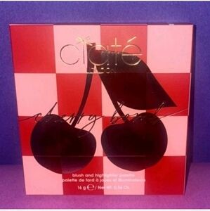 Ciate London Cherry Bomb Blush And Highlighter Palette NEW NIB Makeup 16 G